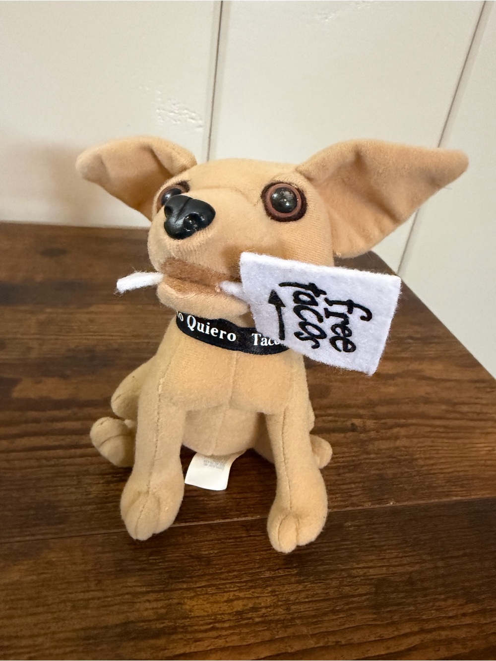 Vintage Taco Bell Chihuahua Plush Applause Yo Quiero Free Tacos Dog